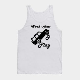 Work, Rest, Play - Discovery - Mars (Parody) Tank Top